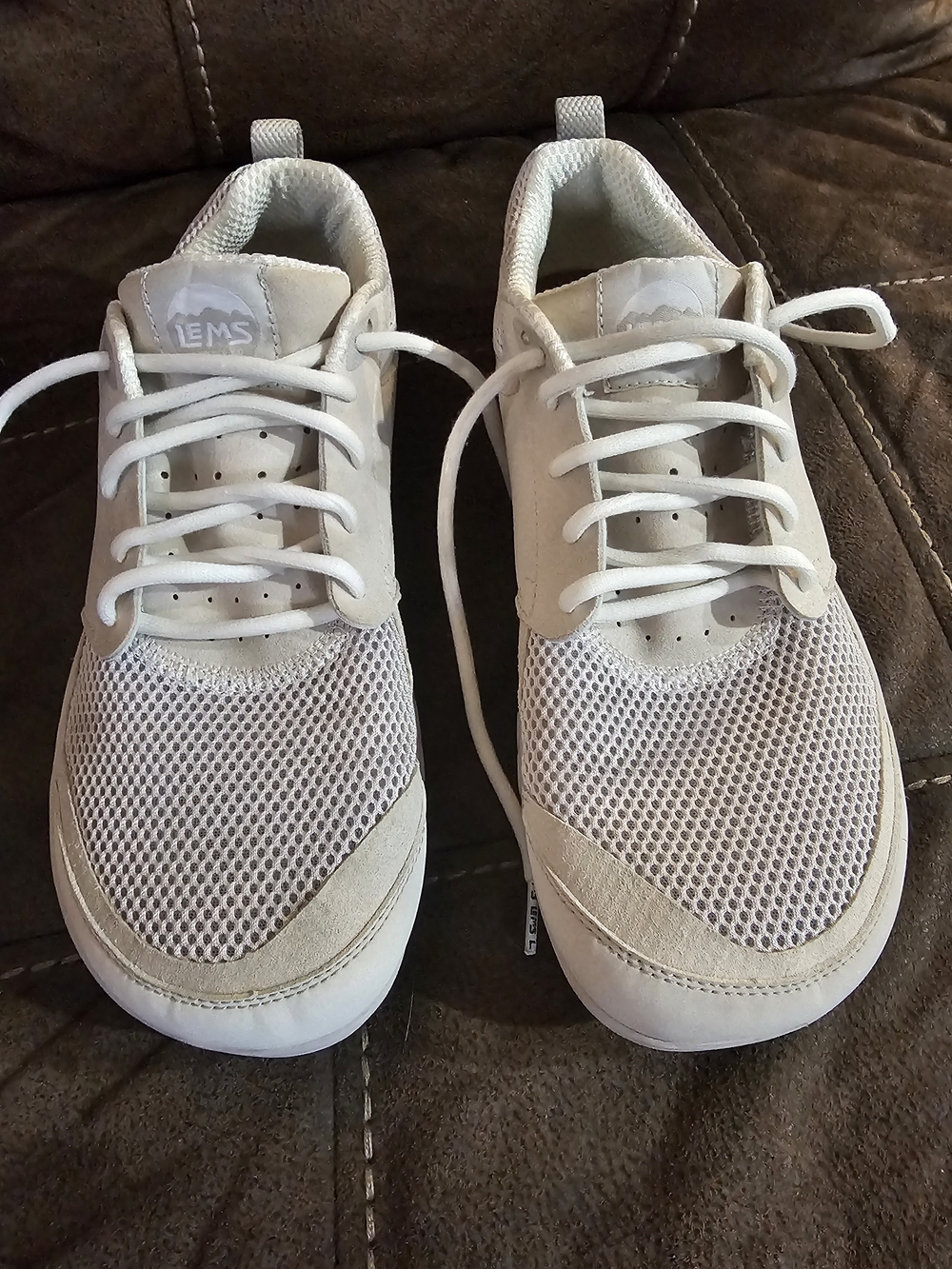 Lems Men's Athletic Sneakers in White — Lightweight Comfort